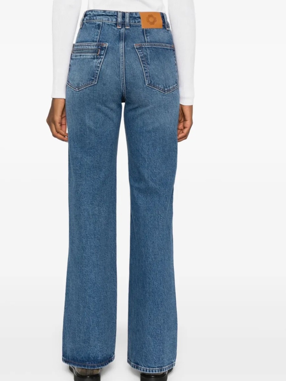Maje Plouf High Rise Jeans - Picture 3 of 16